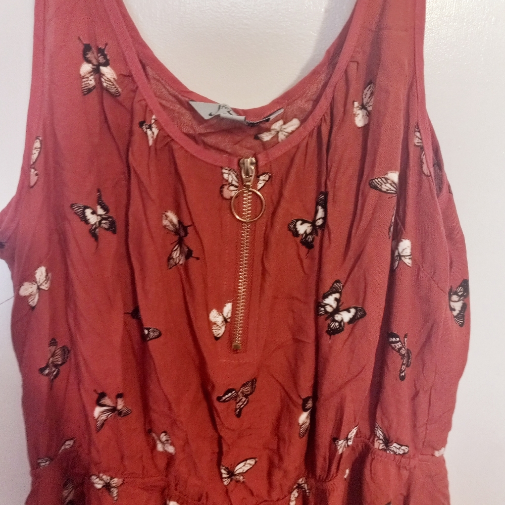 J For Justify Butterfly Summer 90s Dress
